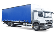Car Hire Northumberland - 26 Tonne Curtain Side Lorry - Truck hire Northumberland