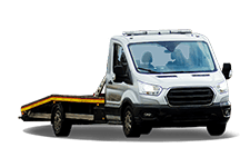 Car Hire Northumberland - White Ford Transit Recovery Vehicle - Van hire Northumberland