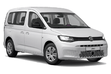 Car Hire Northumberland - White Caddy Van - Van hire Northumberland